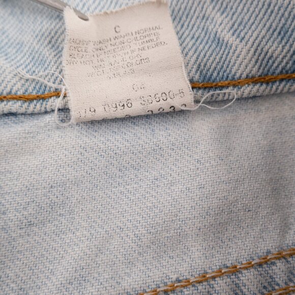 Vintage LEVI'S 512 Slim Fit Tapered light wash jeans 1990's / Y2K size 29 - Picture 5 of 12